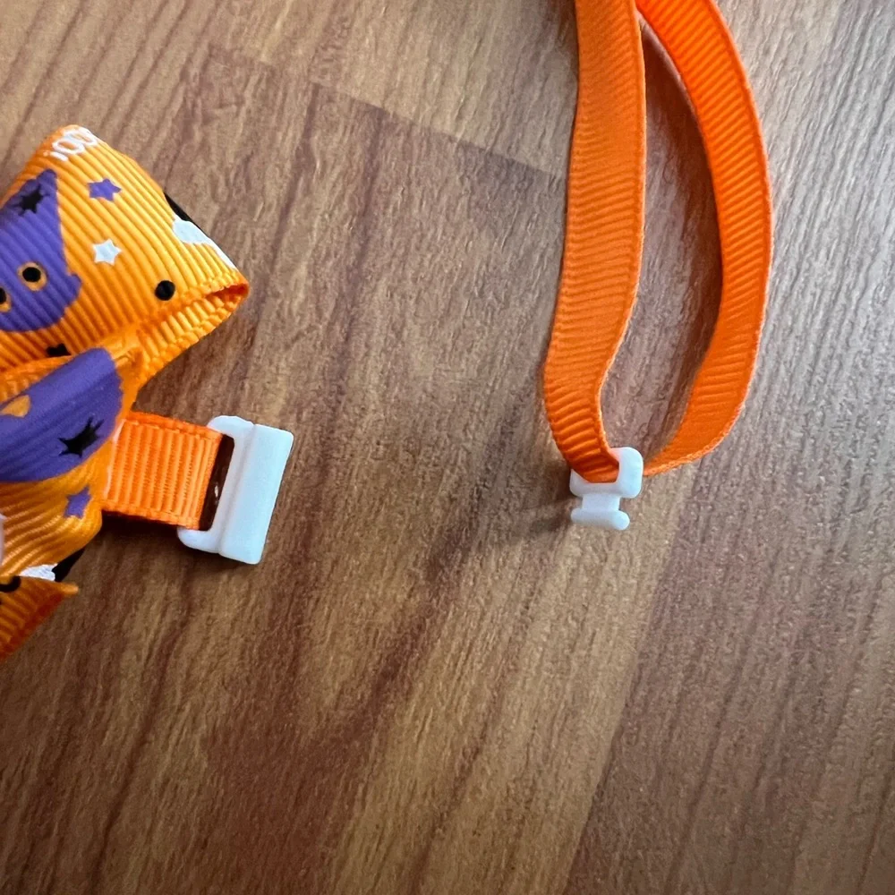 Halloween spooky spider bow cat/dog collar